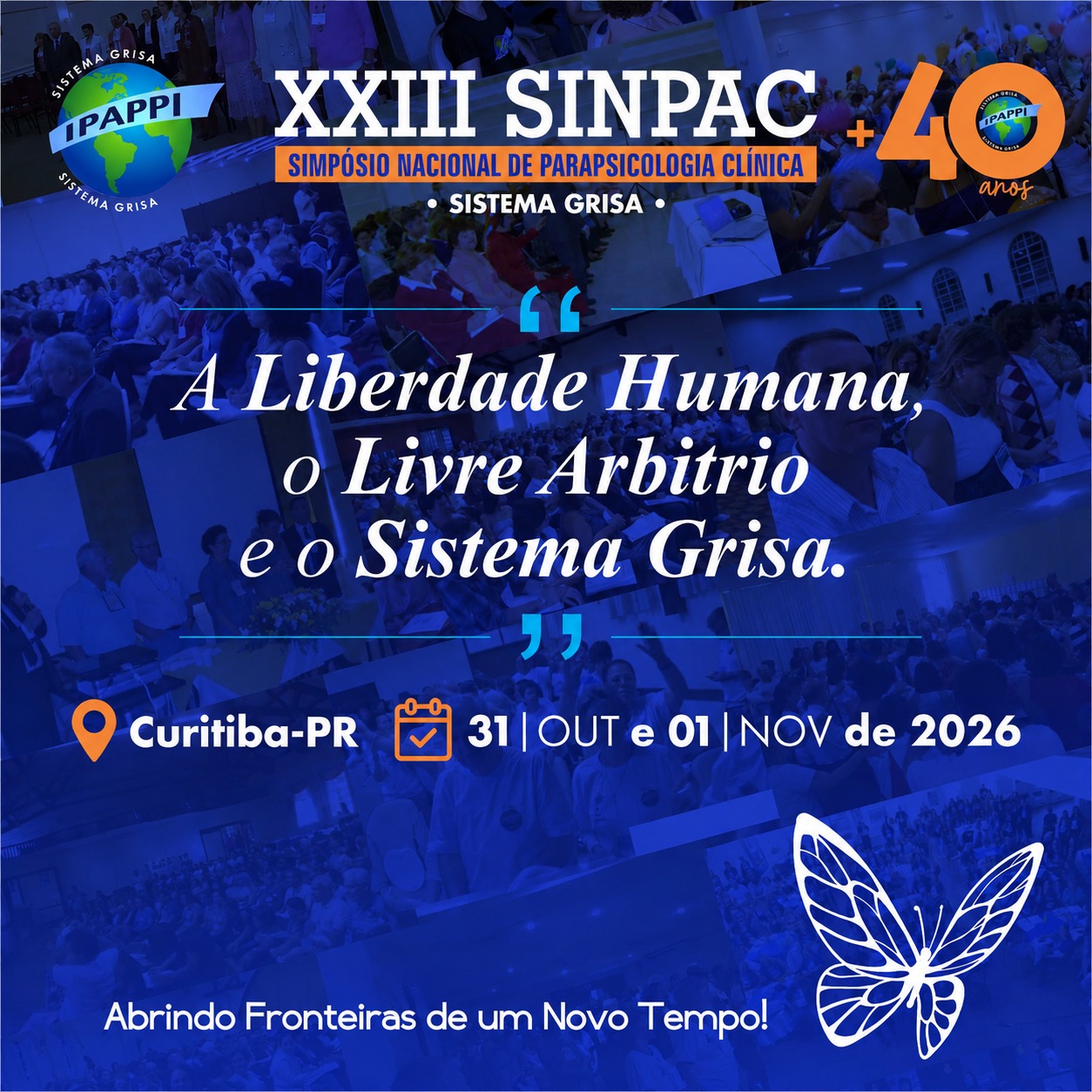 Divulgação do XXIII SINPAC - Simpósio Nacional de Parapsicologia Clínica